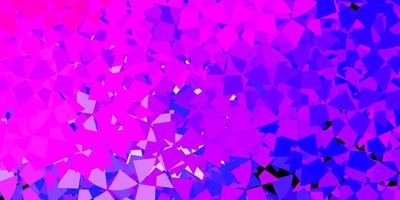 plantilla de formas de triángulo rosa y azul vector