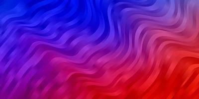 Blue and red background with curves. vector