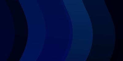 Dark blue template with lines. vector
