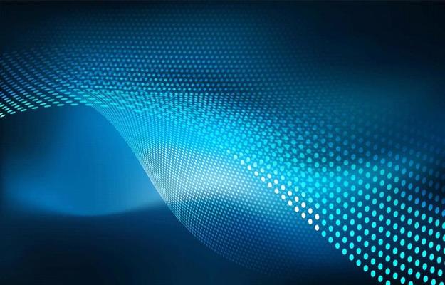 Modern Abstract Blue Halftone Background