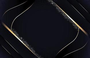Luxury Black and Gold Background vector