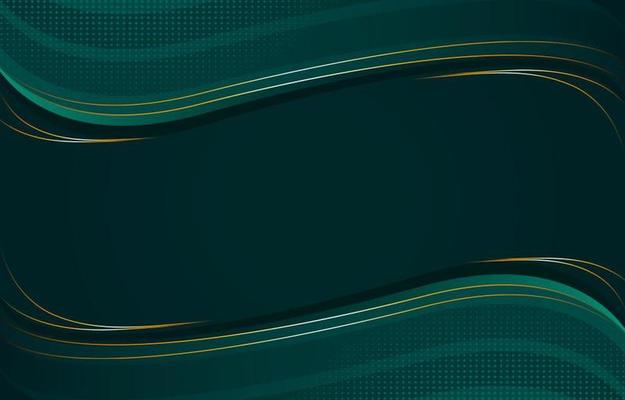 Green And Gold Background Vector Art & Graphics 