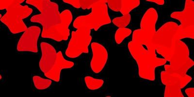 Dark red pattern with abstract shapes. vector