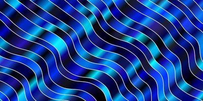 Dark blue background with curved lines. vector