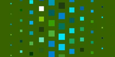 Blue and green layout with squares. vector