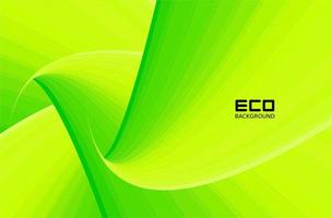 Green eco friendly backgrounds with leaf patterns vector