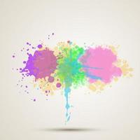 Colorful watercolour abstract background vector
