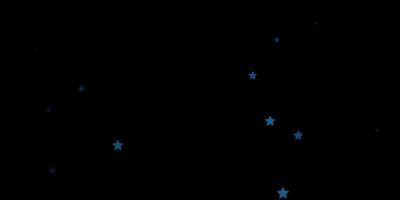 Dark blue texture with beautiful stars. vector