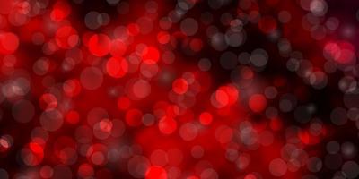 Dark red background with circles. vector