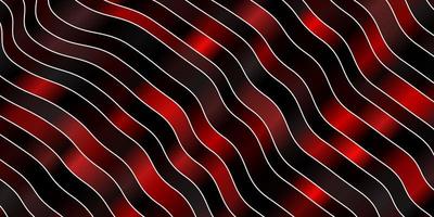 Dark red pattern with curves. vector