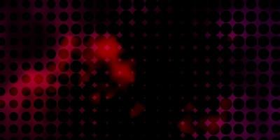 Dark red texture with circles. vector