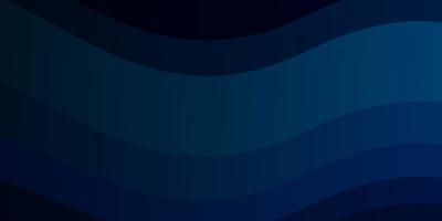 Dark blue template with wry lines. vector