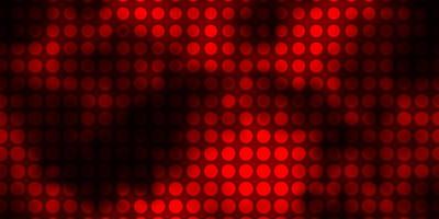 Dark red texture with circles. vector