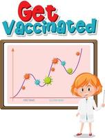 Get vaccinated with second wave graph vector