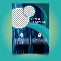 Modern flyer template design vector