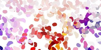 Light purple and pink backdrop with chaotic shapes. vector