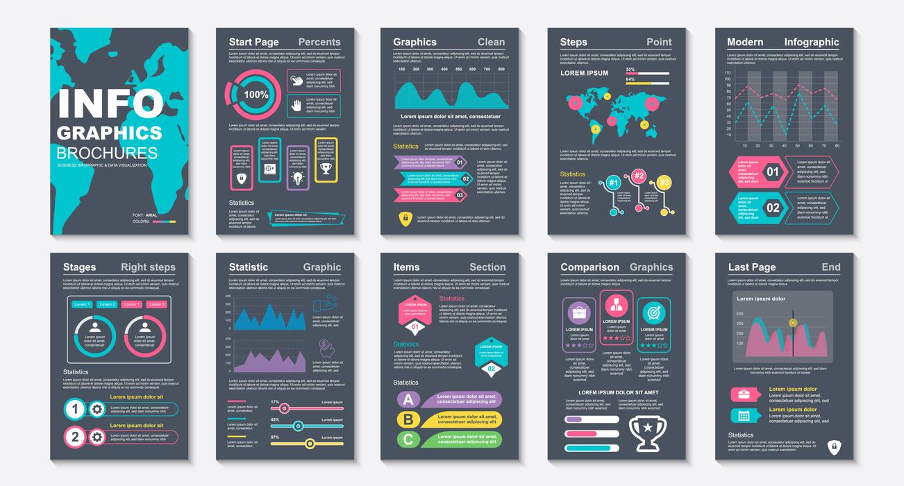 Data Visualization Vector Art, Icons, and Graphics for Free Download