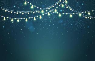 New Year Bright and Glowing Lights Background vector