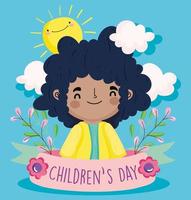 Happy Children's day celebration vector