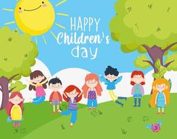 Happy Children's day celebration vector