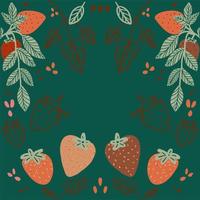 Berries seamless pattern. vector