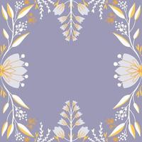 Hand Drawn Floral Background vector