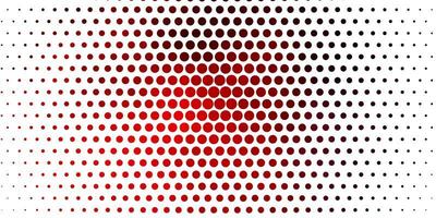 Red pattern with spheres. vector