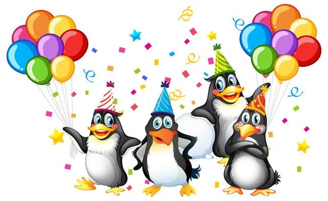 Penguin Party Vector Art, Icons, and Graphics for Free Download penguin-party-vector-art-icons-and-graphics-for-free-download