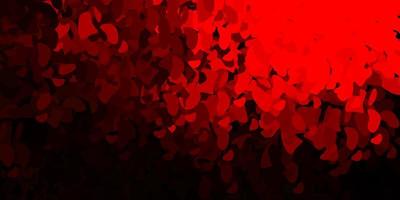 Dark red template with abstract forms. vector