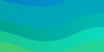 Blue and green layout with curves. vector