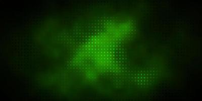 Dark green texture with circles. vector