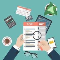 Auditing Tax process vector