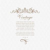 Decorative vintage page divider vector