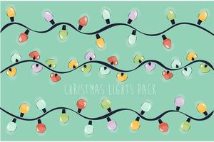 Christmas Lights Pack vector