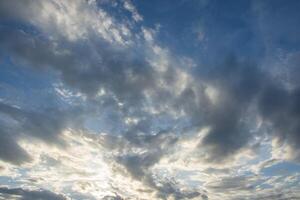 fondo de cielo con nubes foto