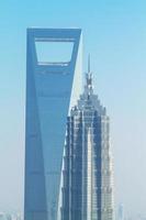 Shanghai, China, 2020 - Aerial view of buildings photo