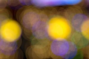 Illuminated defocused lights photo