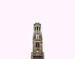 Bruges, Belgium, 2020 - Belfry of Bruges during the day photo