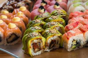 set of Japanese sushi photo