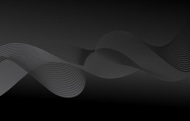 Abstract Background with Wavy Lines