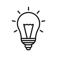 Creative idea icon vector