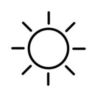 Brightness Vector Icon