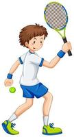 Sporting activity people on white background vector