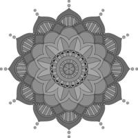 plantilla de fondo con diseño de patrón de mandala vector