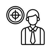 Business Target Icon vector