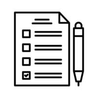 Checklist vector icon