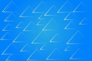 Blue color triangle background vector