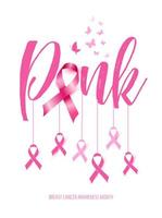 Breast cancer awareness design vector