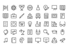 Education Line Icons