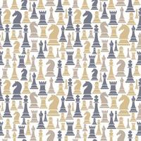 Seamless pattern with chess figures vector